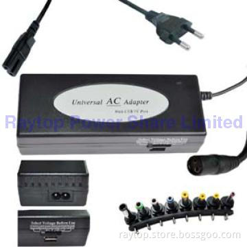 120W Universal Notebook Adapter, DC 15-24V, 1 USB 5V,1.0A